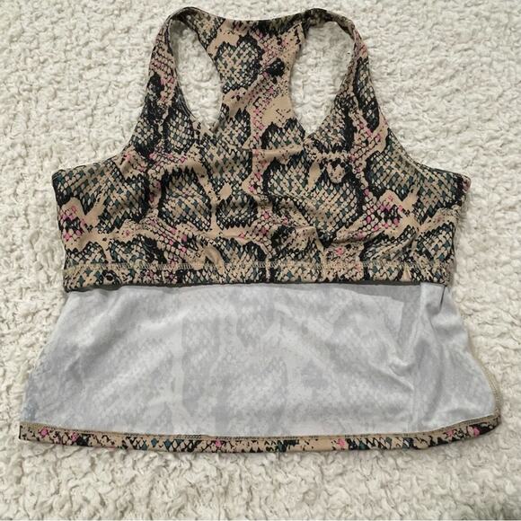 Pro Player Snake Print Wicking Sports Bra Built In Shelf Bra size M - Picture 6 of 11